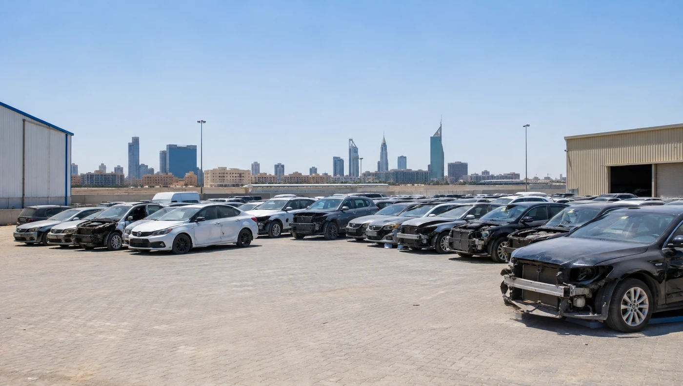 شراء سيارات تشليح ومصدومة في الجبيل